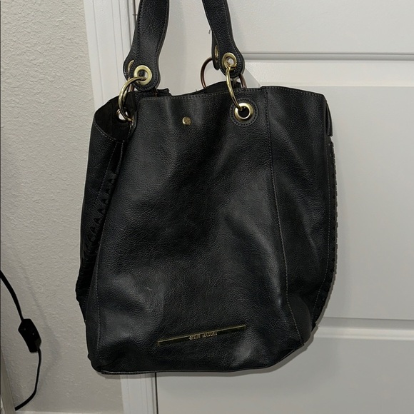 Gray Steve Madden Studded Tote Bag - Picture 2 of 9